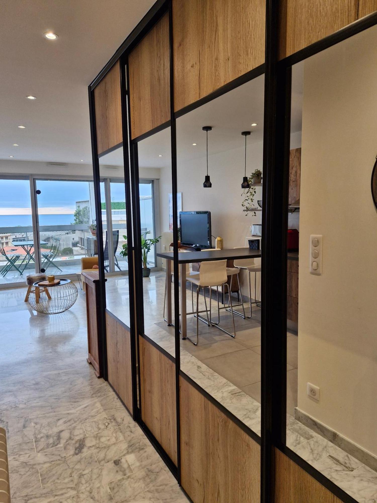 Sunny And Cosy Sea View Studio Antibes Ngoại thất bức ảnh