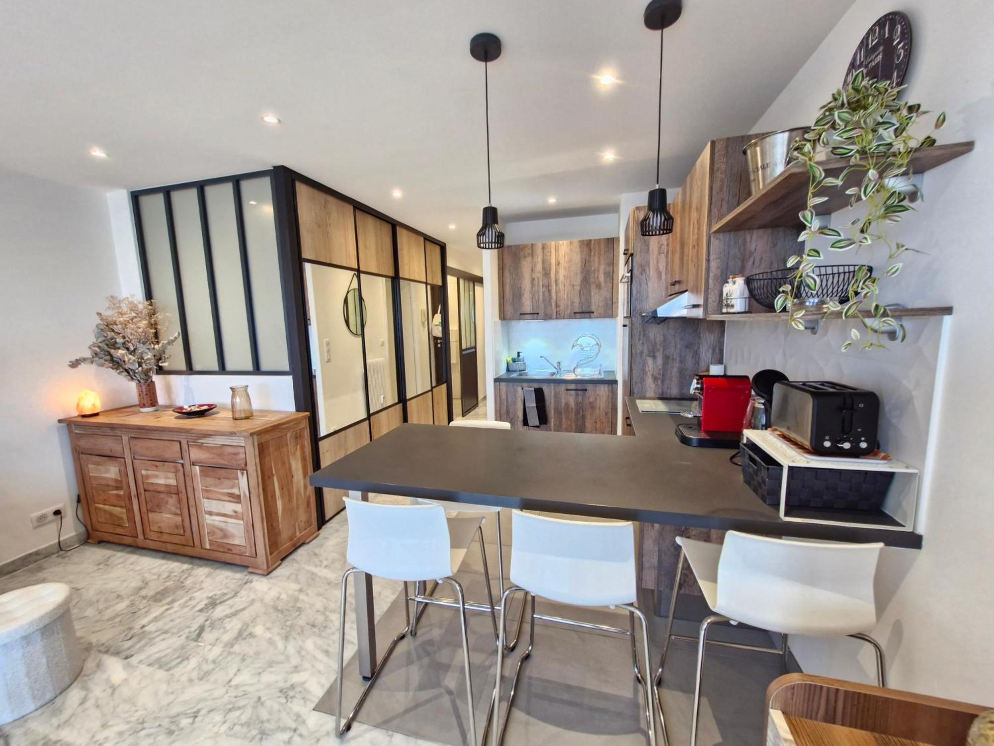 Sunny And Cosy Sea View Studio Antibes Ngoại thất bức ảnh
